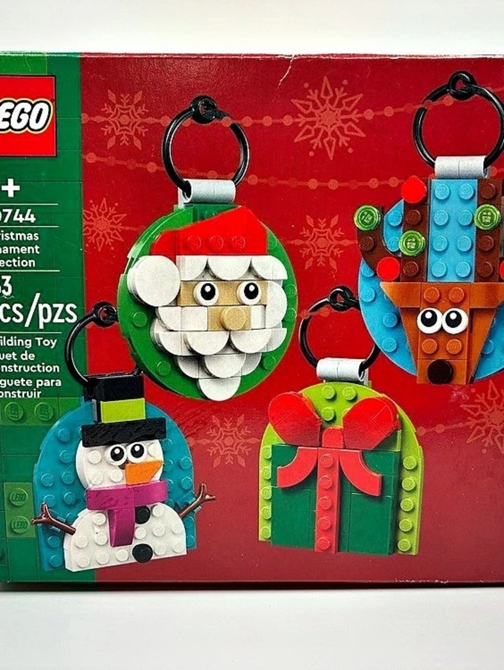 LEGO Christmas Ornament Set 40744, 153 Pieces